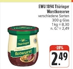 Rotwurst bei EDEKA im Dresden Prospekt für 2,49 €
