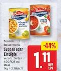 Hühner Nudel Eintopf von Sonnen Bassermann für 1,11 € bei EDEKA im Angebot Hühner Nudel Eintopf von Sonnen Bassermann im aktuellen EDEKA Prospekt