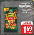 Cheese Cracker Chili Cheese im Angebot bei EDEKA in Detmold Cheese Cracker Chili Cheese Angebote von funny-frisch bei EDEKA Detmold für 1,69 €