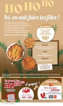 Catalogue Netto de la semaine 51, "Ici, on sait faire les fêtes !", page 2, 16/12/2025 - 24/12/2025 Prospectus Netto en cours, "Ici, on sait faire les fêtes !", page 2 sur 20