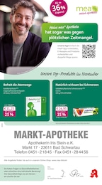 mea - meine apotheke Prospekt für Bad Schwartau mit 4} Seiten mea - meine apotheke Prospekt für Bad Schwartau: "Unsere November-Angebote", 4 Seiten, 01.11.2025 - 30.11.2025