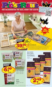 Aktueller Picks-Raus Prospekt (Enkenbach-Alsenborn, 8 Seiten zum blättern Picks-Raus Prospekt 1000 GELEGENHEITEN FÜR HAUS, HOBBY UND GARTEN mit 8 Seiten