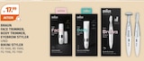 FACE TRIMMER oder BODY TRIMMER, oder Extra Smooth und BIKINI STYLER Angebote von BRAUN bei Müller Frankenthal für 17,99 €