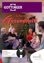 Aktueller F. Gottinger Orthopädietechnik GmbH Sanitätshaus Prospekt in Haar und Umgebung, "Schenken Sie Gesundheit!" mit 6 Seiten, 13.11.2024 - 31.01.2025