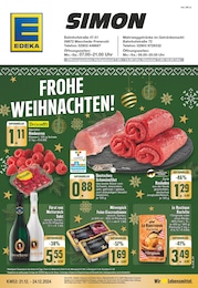 EDEKA Prospekt für Arnsberg: "Aktuelle Angebote", 16 Seiten, 21.12.2024 - 24.12.2024