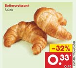Aktuelles Buttercroissant Angebot bei Netto Marken-Discount in Magdeburg ab 0,33 €