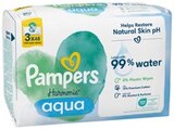 Feuchttücher Aqua im Angebot bei REWE in Erkrath Feuchttücher Aqua Angebote von Pampers bei REWE Erkrath für 4,99 €
