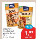 Hundesnack von Vitakraft für 1,89 € bei budni im Angebot Hundesnack von Vitakraft im aktuellen budni Prospekt