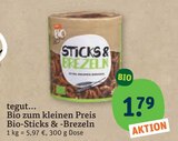 Bio-Sticks & -Brezeln von tegut... im aktuellen tegut Prospekt für 1,79 €