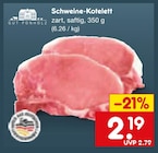 Aktuelle Schweinefleisch Angebote bei Netto Marken-Discount in Darmstadt Aktuelles Schweine-Kotelett Angebot bei Netto Marken-Discount in Darmstadt ab 2,19 €