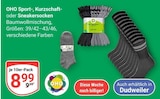 Sport-, Kurzschaft- oder Sneakersocken im Angebot bei GLOBUS in Saarbrücken Sport-, Kurzschaft- oder Sneakersocken Angebote von OHO bei GLOBUS Saarbrücken für 8,99 €