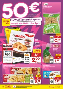 Nutella im Netto Marken-Discount Prospekt "Aktuelle Angebote" mit 61 Seiten (Rheine)