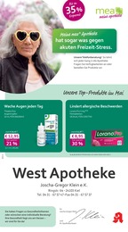 mea - meine apotheke Prospekt für Kiel: "Unsere Mai-Angebote", 4 Seiten, 01.05.2026 - 31.05.2026