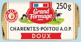 Beurre Moulé AOP Charentes Poitou Doux - GRAND FERMAGE en promo chez Intermarché Super Antibes à 1,42 €