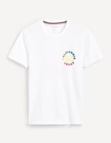 Celio Reims - T-shirt col rond 100% coton Promo T-shirt col rond 100% coton dans le catalogue Celio "Nouveautés" à Reims