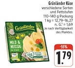 nah und gut Mildenau - Grünländer Käse Angebot im Prospekt Grünländer Käse bei nah und gut im Mildenau Prospekt für 1,79 €