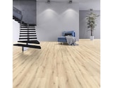 sol stratifié à clipser classe 32, AC3 couleur chêne clair Ep. 7MM "EVOKE VANILLIA" dans le catalogue Brico Dépôt