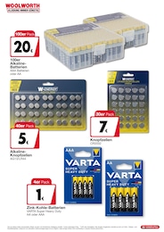 Batterie im Woolworth Prospekt "Aktuelle Angebote" auf Seite 31