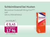 Mucosolvan Hustensaft 30mg/5ml bei mea - meine apotheke im Prospekt "" für 9,45 €