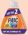 Liquide vaisselle(a) - PAIC EXCEL2 en promo chez Hyper U Cambrai à 2,72 €