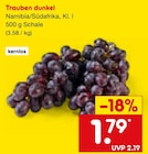 Trauben dunkel im Angebot bei Netto Marken-Discount in Ulm Trauben dunkel Angebote bei Netto Marken-Discount Ulm für 1,79 €