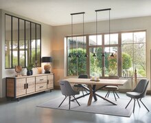 Salle à manger brooklyn - Monsieur Meuble à Angers Salle à manger brooklyn en promo chez Monsieur Meuble Angers à 1 785,00 €