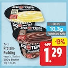 Protein-Pudding von Zott für 1,29 € bei EDEKA im Angebot Protein-Pudding von Zott im aktuellen EDEKA Prospekt