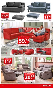 Sitzmöbel im aktuellen Segmüller Prospekt (München) Sitzmöbel im Segmüller Prospekt "Jeder kann sich alles gönnen" mit 8 Seiten (München)