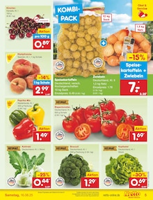 Gemüse im Netto Marken-Discount Prospekt "Aktuelle Angebote" mit 61 Seiten (Halle (Saale))