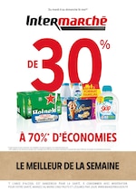 Catalogue Intermarché à Vaujours, avec 7 pages Prospectus Intermarché à Vaujours, "De 30% à 70% d'économies", 7 pages, 04/05/2021 - 16/05/2021