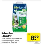 Katzenstreu Angebote von Biokat's bei C. J. Wigger KG hagebaumarkt Neumünster für 8,99 €