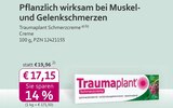 Traumaplant Schmerzcreme Angebot in Waldsassen Traumaplant Schmerzcreme im aktuellen Prospekt bei mea - meine apotheke in Waldsassen