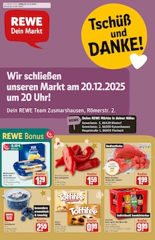 Aktueller REWE Zusmarshausen Prospekt REWE Prospekt Zusmarshausen "Dein Markt" mit 26 Seiten