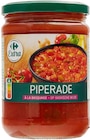 Piperade à la basquaise à Carrefour dans Fixin