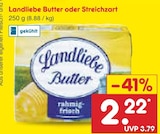 Butter oder Streichzart bei Netto Marken-Discount im Prospekt "" für 2,22 €