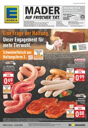 Aktueller EDEKA Supermarkt Prospekt in Heiligenhaus und Umgebung, "Aktuelle Angebote" mit 24 Seiten, 16.06.2025 - 21.06.2025