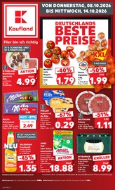 Aktueller Kaufland Supermarkt Prospekt in Straßenhaus und Umgebung, "Hier bin ich richtig" mit 70 Seiten, 08.10.2026 - 14.10.2026