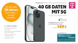 iPhone 15 128 GB bei Telefonladen Duderstadt im Duderstadt Prospekt für 149,00 €