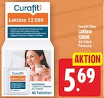 Laktase 12000 von Curafit Plus für 5,69 € bei E center im Angebot Laktase 12000 von Curafit Plus im aktuellen E center Prospekt