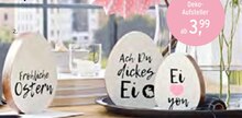 Ernstings family Bielefeld - Deko-Aufsteller Deko-Aufsteller Angebot bei Ernstings family Bielefeld im Prospekt "Ei Love Ostern"