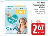 Windeln Angebote von Hello World bei E center Suhl für 2,67 €