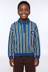 Sweat col polo rayé en coton BIO GOTS en promo chez Monoprix Margaret Sweat col polo rayé en coton BIO GOTS dans le catalogue Monoprix Margaret