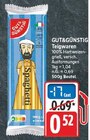 Spaghetti von GUT&GÜNSTIG für 0,52 € bei E center im Angebot Spaghetti von GUT&GÜNSTIG im aktuellen E center Prospekt
