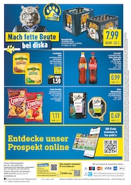 Cola Angebot & Preis im aktuellen diska Prospekt Cola Angebot im aktuellen diska Prospekt auf Seite 12