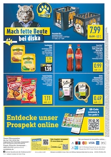 Coca Cola im diska Prospekt "alles an deinem ort." mit 12 Seiten (Gera)