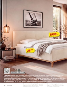Bett im Höffner Prospekt "IMMER BESSER!" mit 60 Seiten (Duisburg)