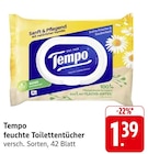 EDEKA Buchhof - feuchte Toilettentücher Angebot im Prospekt feuchte Toilettentücher bei EDEKA im Buchhof Prospekt für 1,39 €
