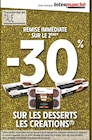 Promo -30% remise immédiate sur le 2ème sur les desserts Les Créations à  dans le catalogue Intermarché Contact à Felletin