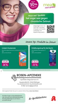 mea - meine apotheke Prospekt Unsere Januar-Angebote mit 4 Seiten