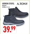 HERREN STIEFEL im Angebot bei Marktkauf in Bochum HERREN STIEFEL Angebote von A.TONY bei Marktkauf Bochum für 39,99 €